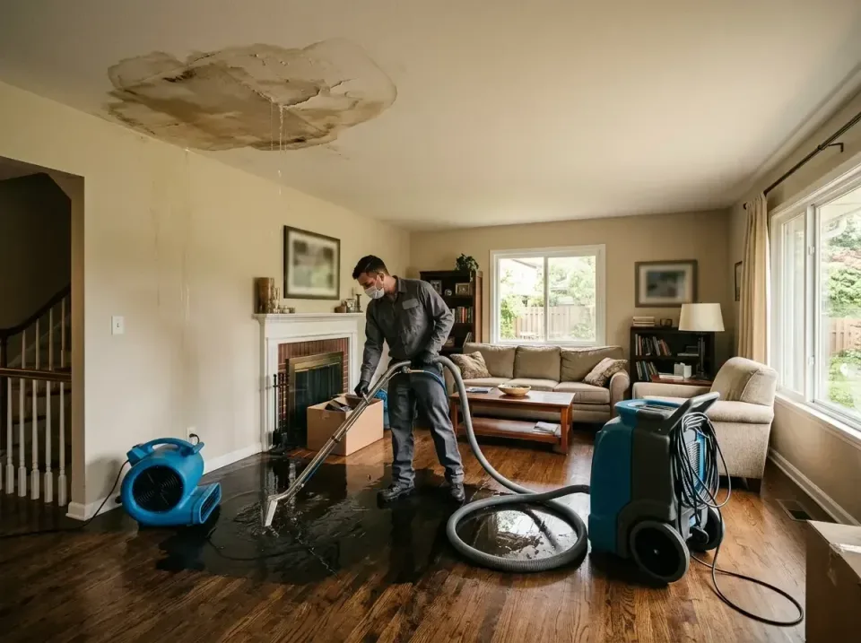 attic-pipe-burst-ceiling-drip-008 — frequently asked questions, Water Damage Restoration & Carpet Care in Eureka, IL